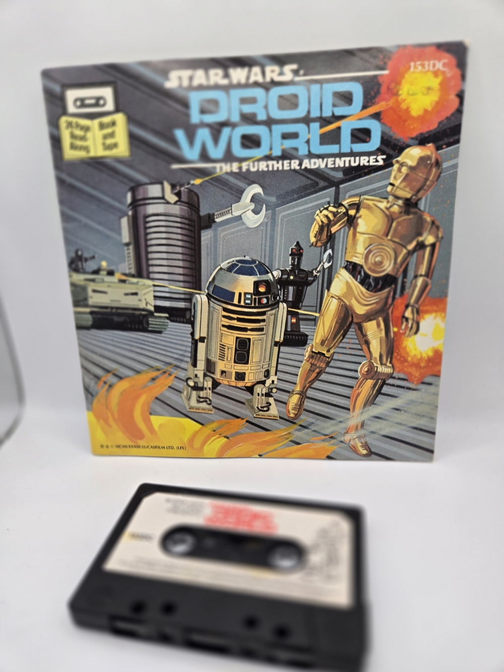 Star Wars Illustrated Read-Along Book and Cassette with Blue and Black Artwork